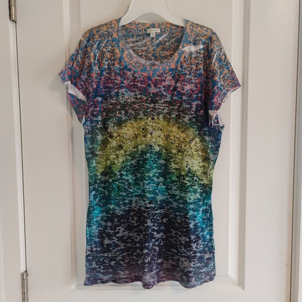 Maurices Women's Short Sleeve Boho T-Shirt Size XL